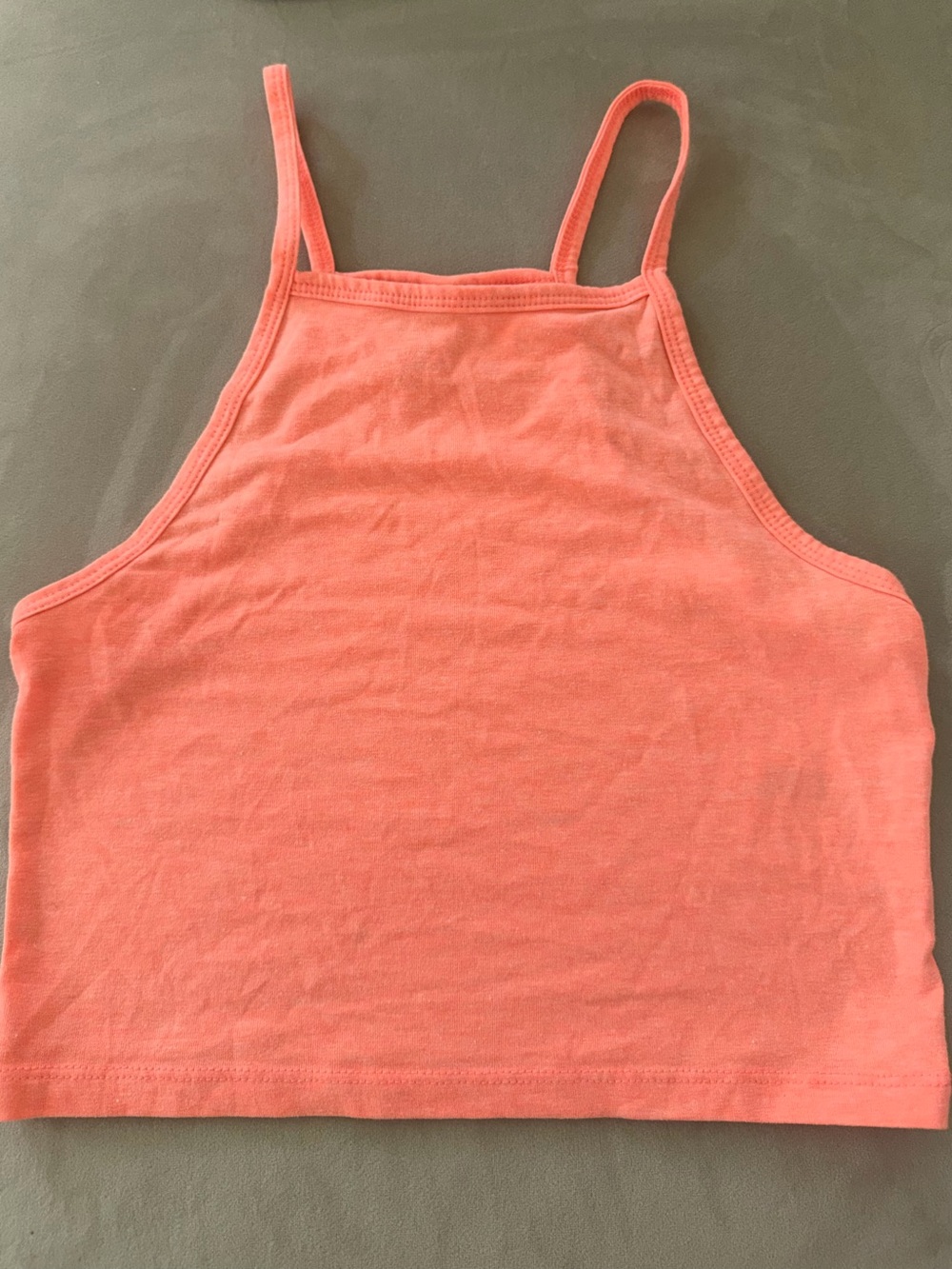 H&M Coral Pink Cropped Tank